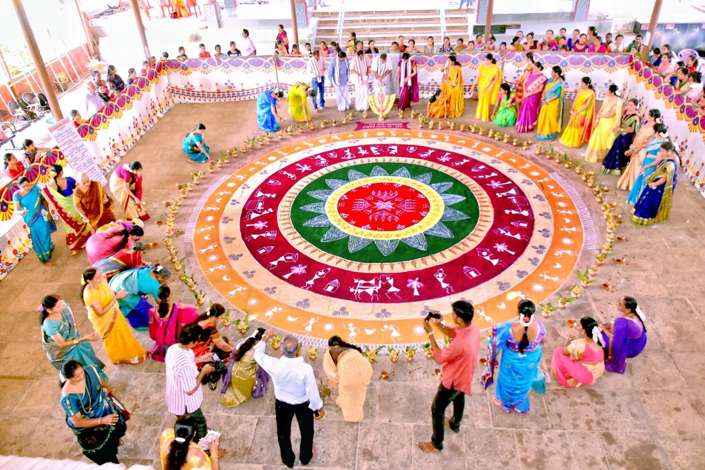 rangolijanapada.com, rangoli artist, dr.bharathi maravanthe, photo gallery, rangolijanapada.com 